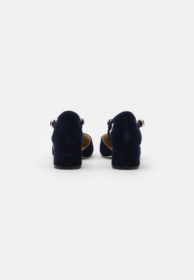 Gbor Bőr - Klasszikus Sarkú Sötétkék