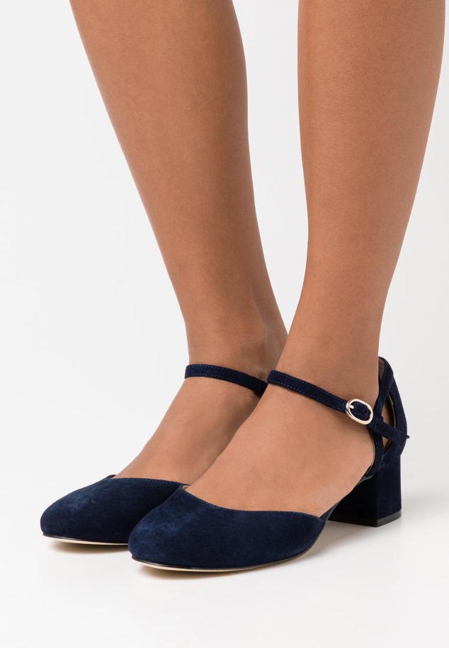 Gbor Bőr - Klasszikus Sarkú Sötétkék