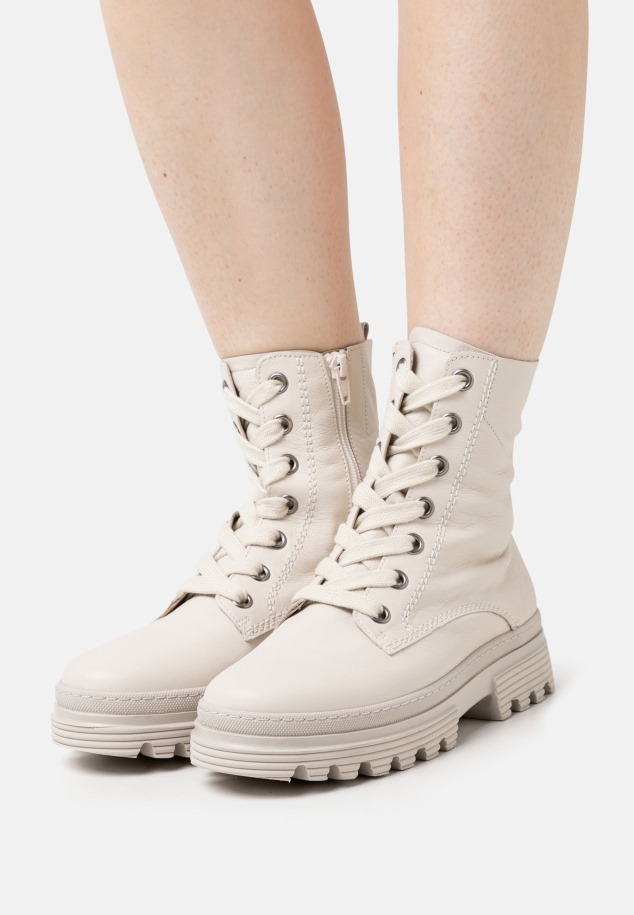 Gaborlace-up Bokacsizma Panna