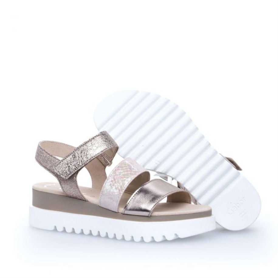 Gabor 23610.64 - Metál Rózsaszín Arany Bőr