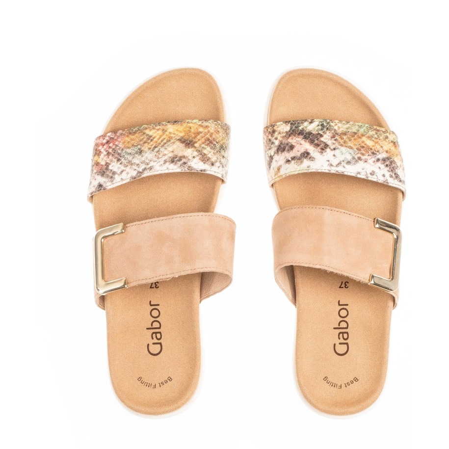 Gabor 43740.50 - Karamell Velúr és Kígyómintás