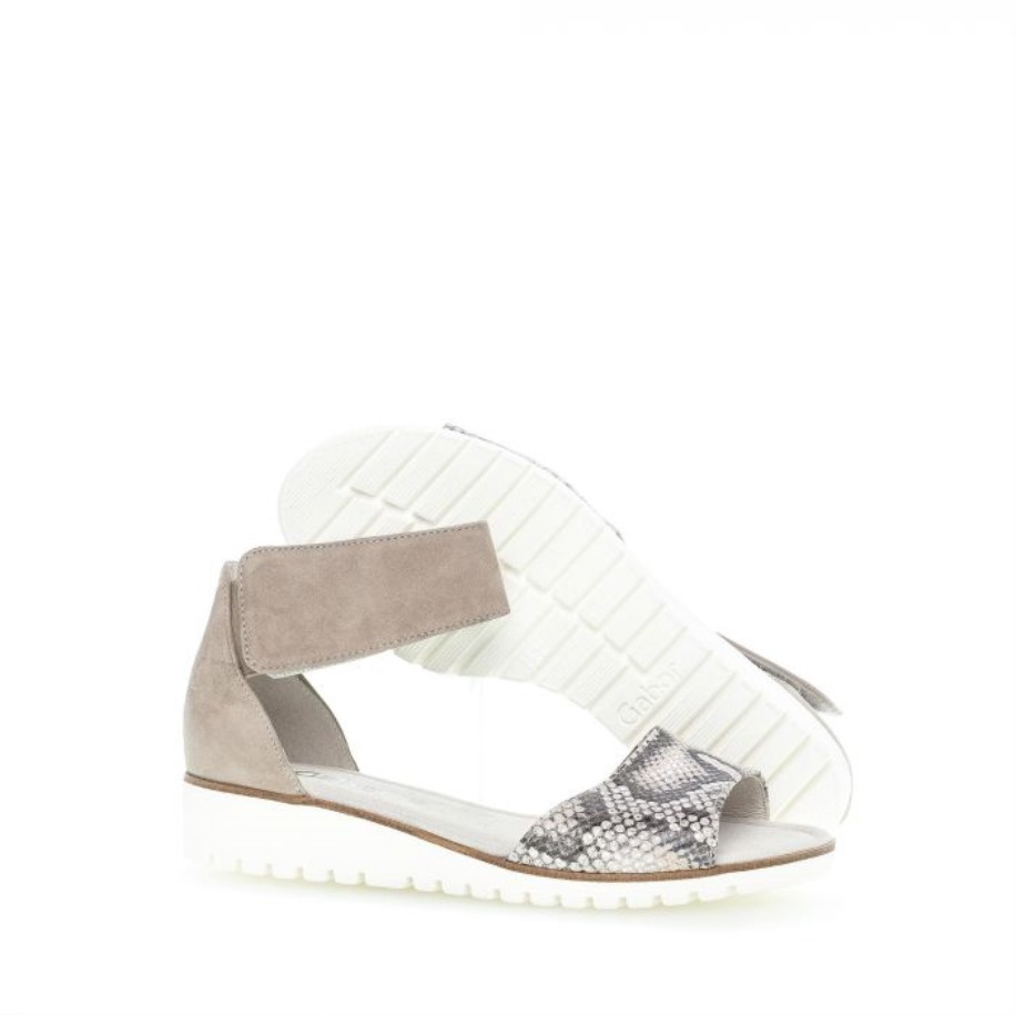 Gábor 44570.39 - Szürke Velúr