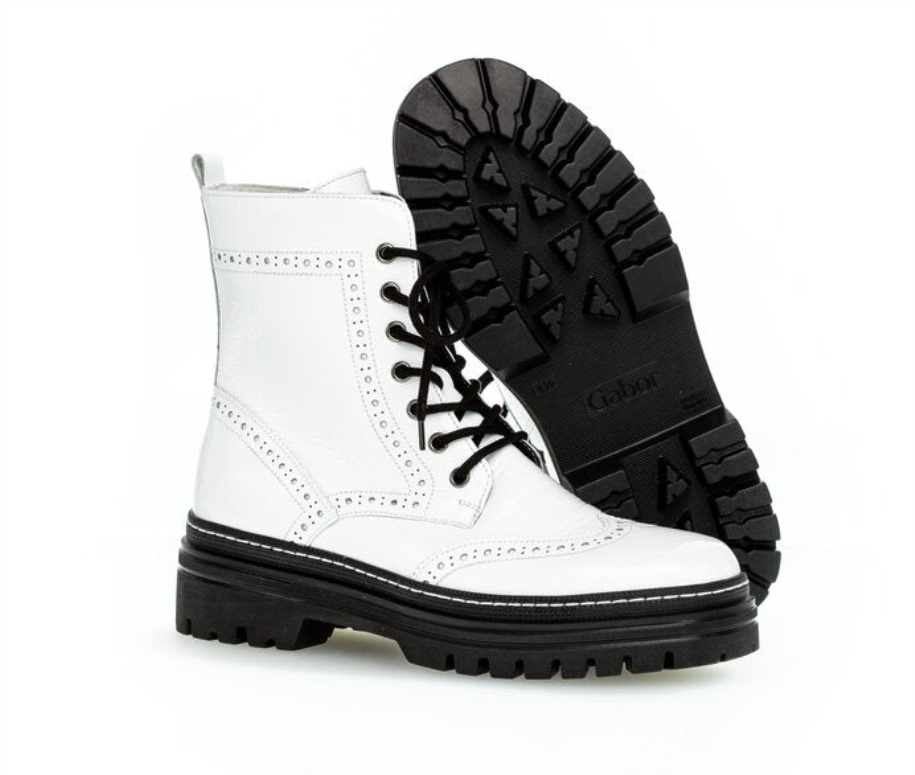 Gábor 51722.91 - Fehér Lakkbőr