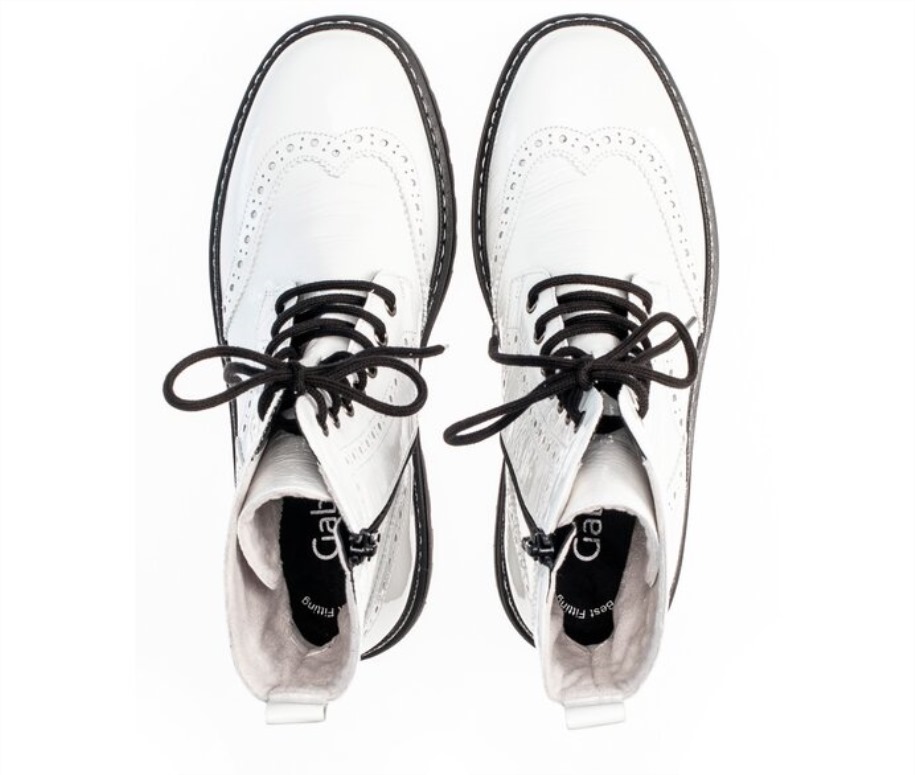 Gábor 51722.91 - Fehér Lakkbőr