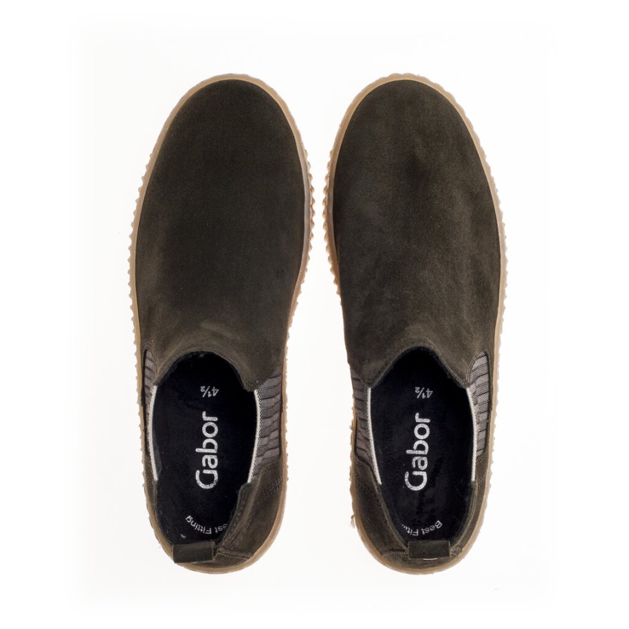 Gábor 53731.11 - Zöld Velúr