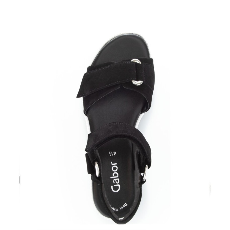 Gabor 84632-17 - Fekete Velúr