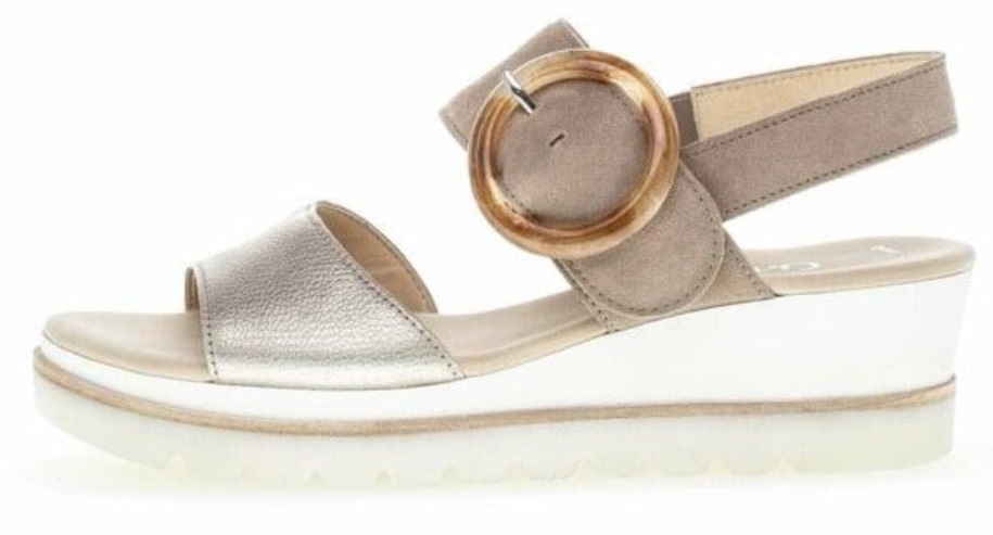 Gabor 84645-62 - Taupe Argent Velúr