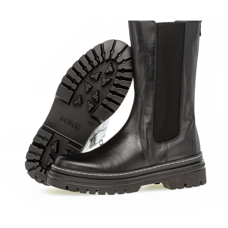 Gábor 91724-27 - Fekete Sima Bőr