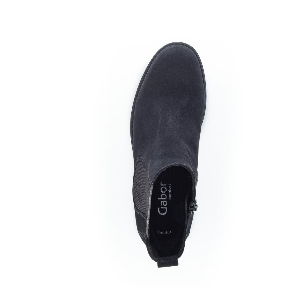 Gabor 92781-47 - Fekete Velúr