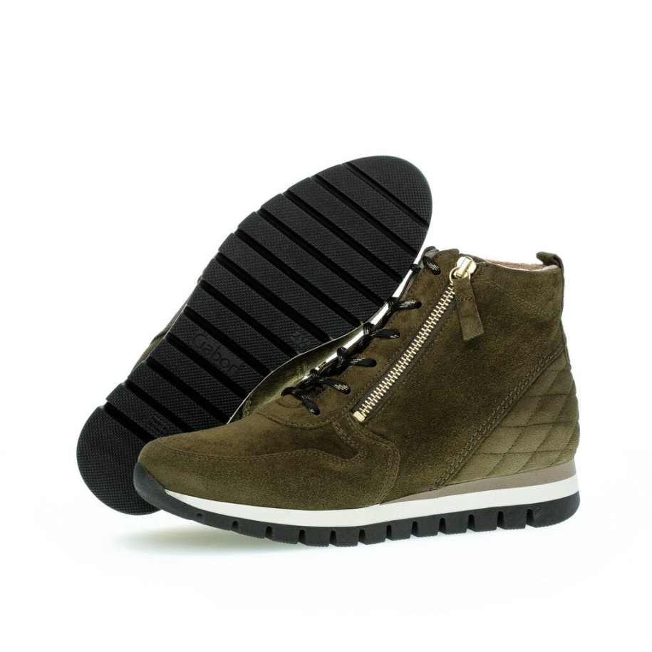 Gábor 96.455-33 - Zöld Velúr