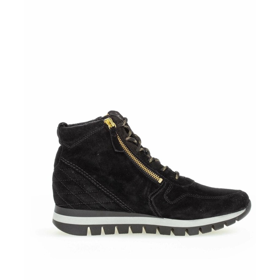 Gábor 96.455-47 - Fekete Velúr