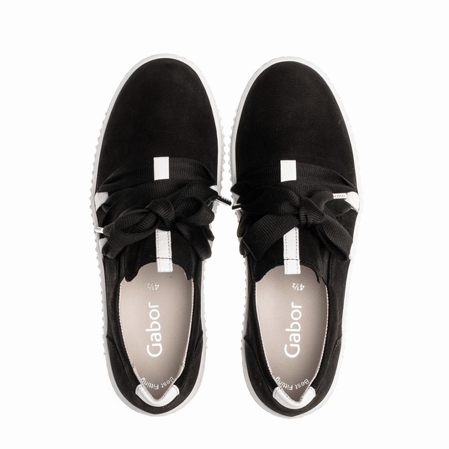 Gabor Fekete/fehér Tornacipő