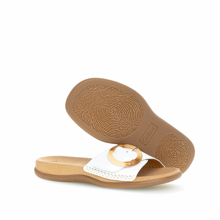 Slipon Sandal Gabor Fehér