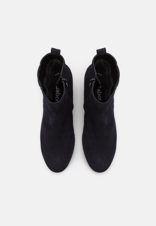 Sötétkék Klasszikus Bokacsizma Gabor