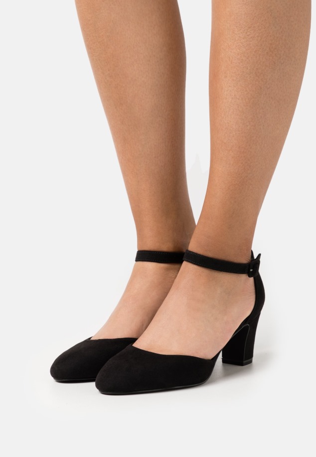 Klasszikus Sarkú Fekete Női Gabor