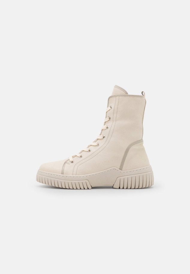 Sötét Nude/bézs Színű Gabor Fűzős Bokacsizma