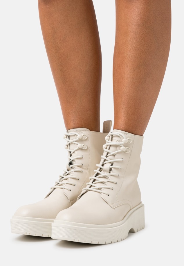 Sötét Nude/bézs Színű Gabor Fűzős Bokacsizma