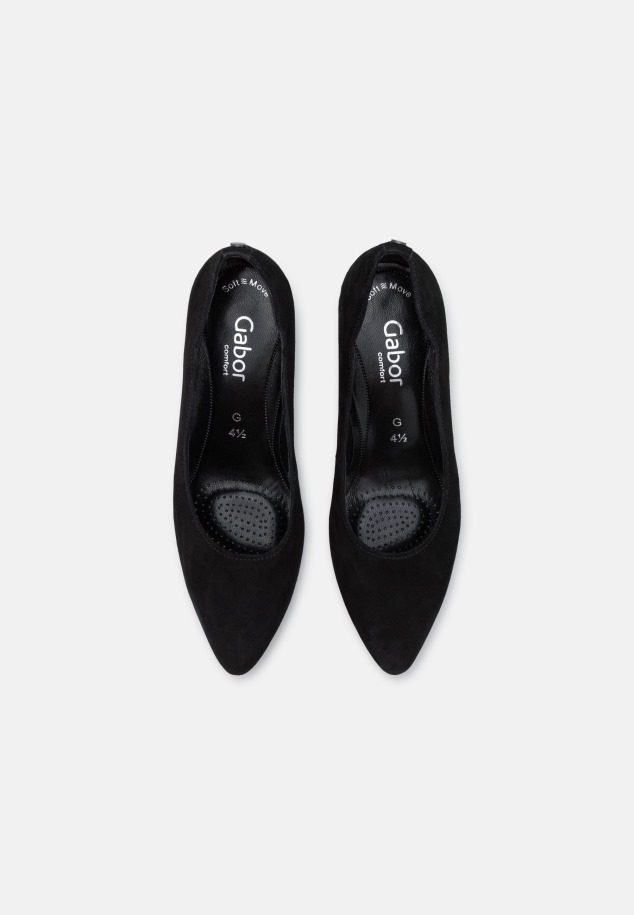 Klasszikus Sarkú Fekete Gabor Pumpák