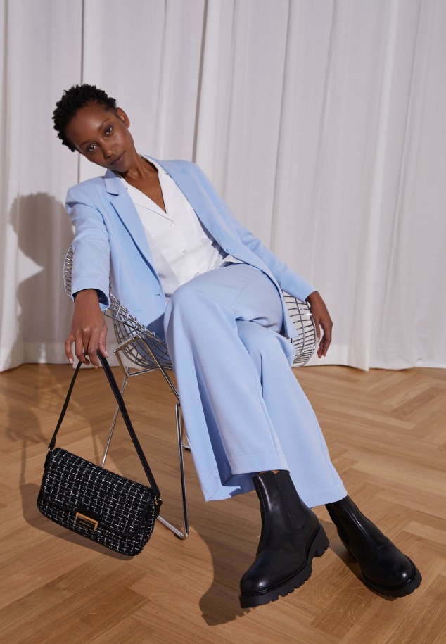 Fekete Gabor Platformos Bokacsizma