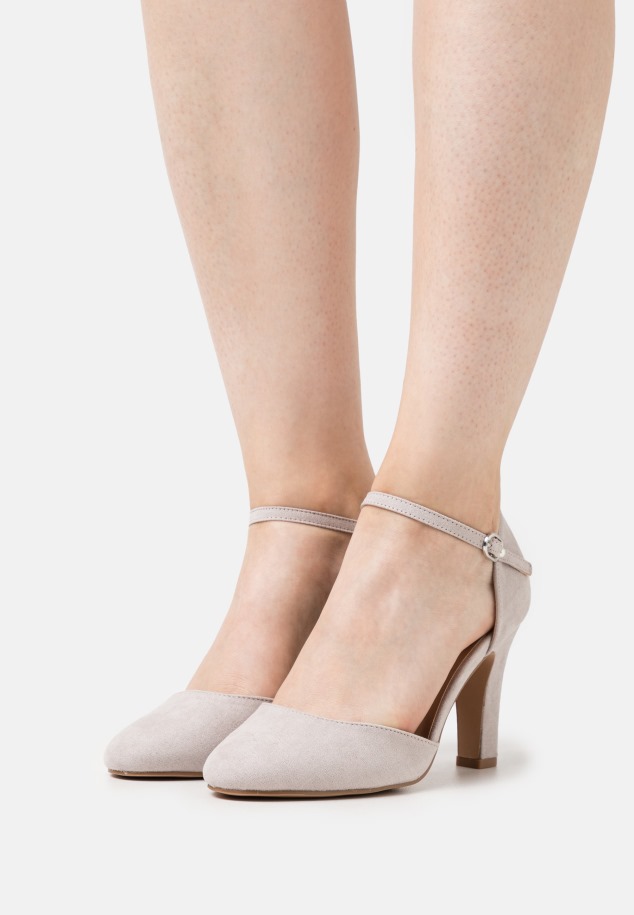 Női Klasszikus Sarkú Gabor Világosszürke