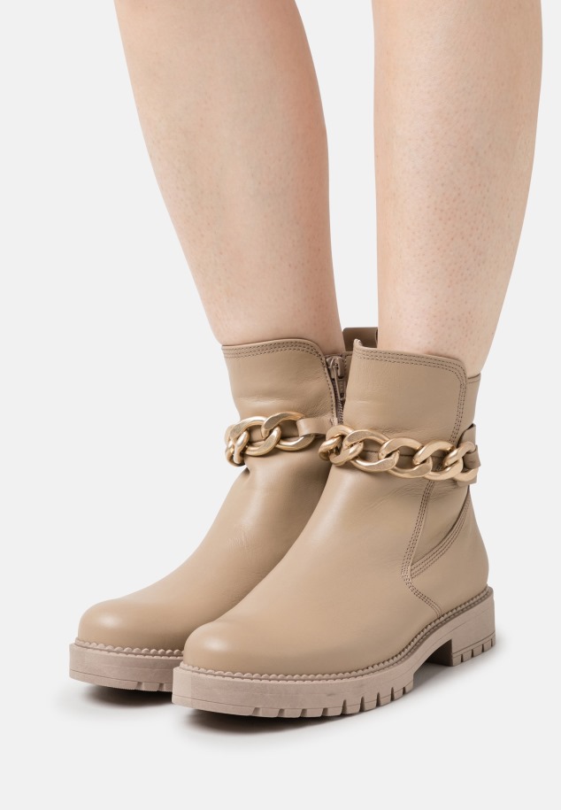 Női Platform Bokacsizma Fekete Gabor