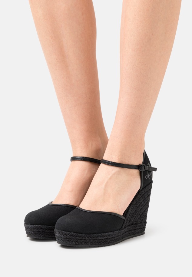 Fekete Gabor ék Közeli Lábujj - Platform Sarkú