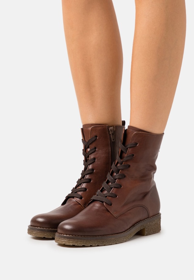 Gábor Fűzős Bokacsizma Fekete Nők