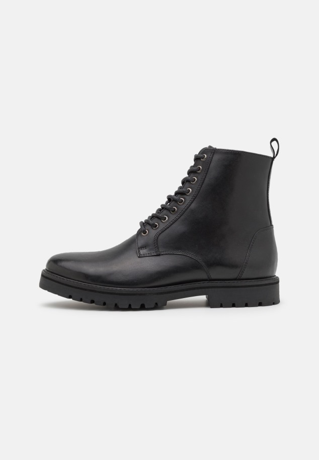 Gábor Fűzős Bokacsizma Fekete Nők