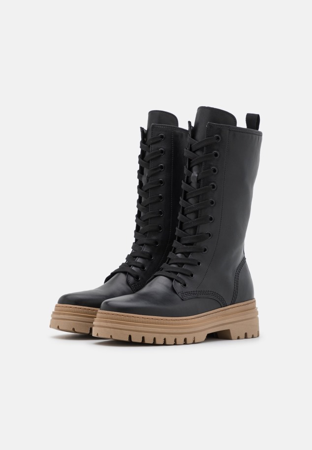 Karamell Fűzős Csizma Gabor