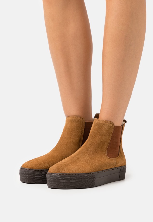 Gabor Világosbarna Klasszikus Bokacsizma