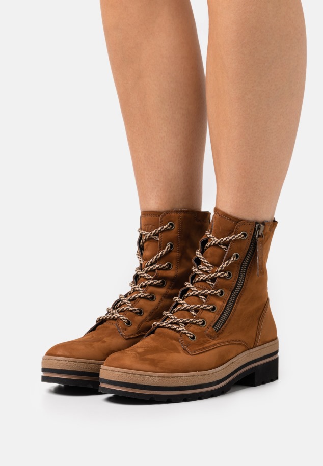 Gabor Világosbarna Klasszikus Bokacsizma