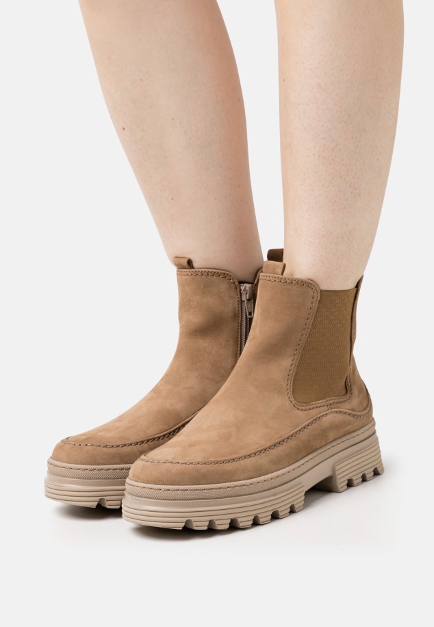 Gábor Sötétrózsa/panna Fűzős Bokacsizma