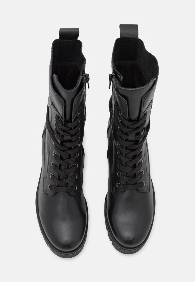 Gabor Fűzős Bokacsizma Konyak