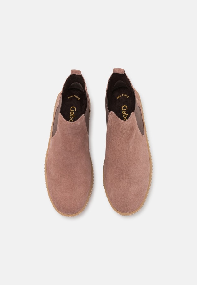 Platform Bokacsizma Gabor Sötétrózsa/natural