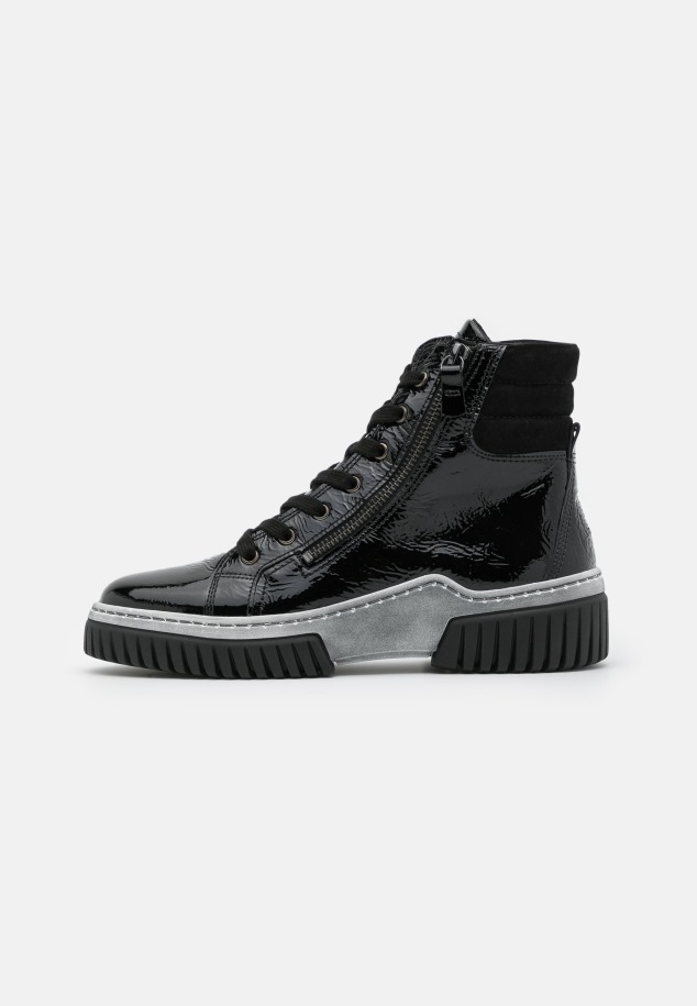 Gabor Platform Bokacsizma Fekete