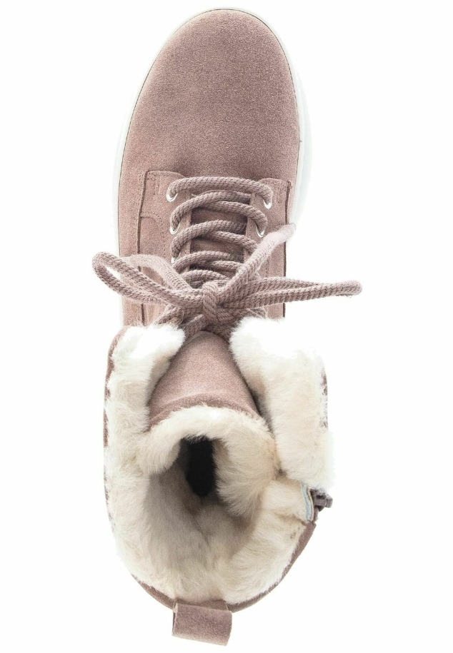 Fűzős Bokacsizma Gábor Sötét Rózsa