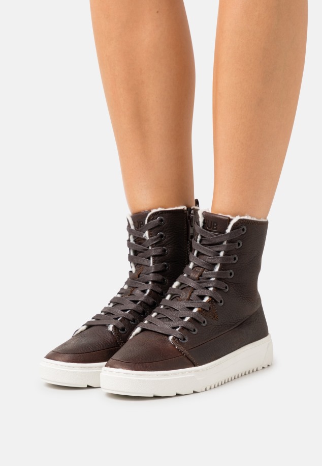 Fűzős Bokacsizma Gábor Sötét Rózsa