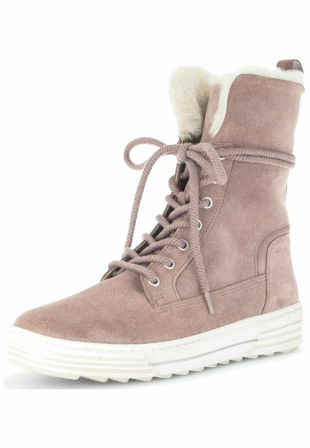 Fűzős Bokacsizma Gábor Sötét Rózsa