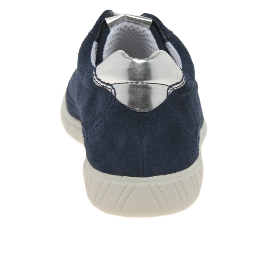 Amulett Női Széles Szabású Tornacipő Gabor Tengeri Velúr/argento