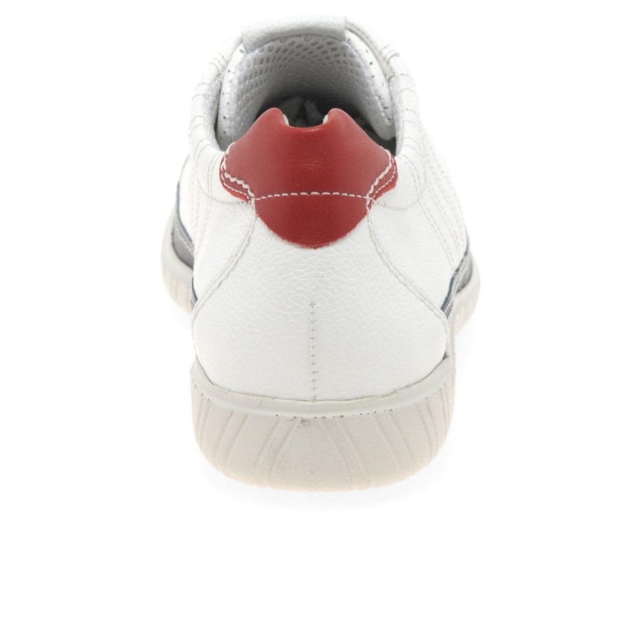 Amulett Női Széles Szabású Tornacipő Fehér/tengerszín/piros Gabor