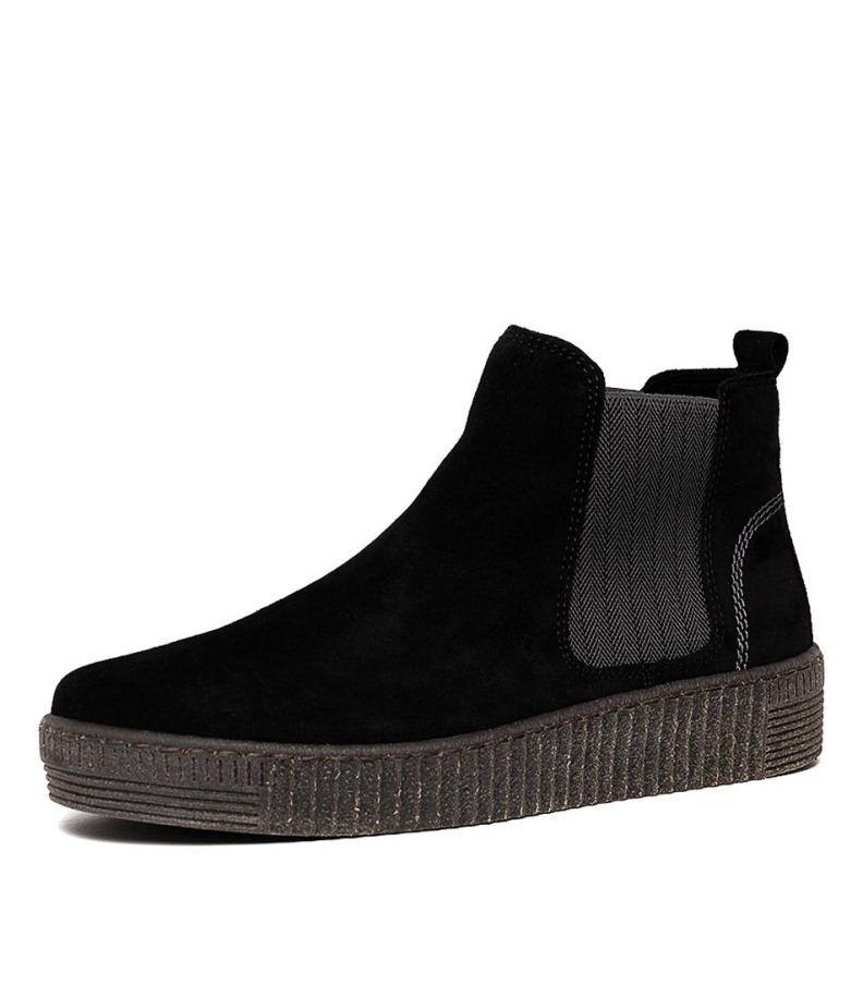 Angyalok Schwarz-grey Velúr Gabor