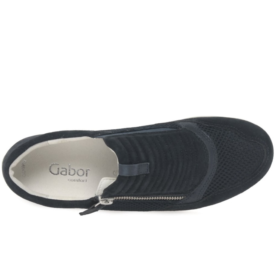 Atlanti Velúr/hálós Gabor Brunello Női Alkalmi Sportcipő