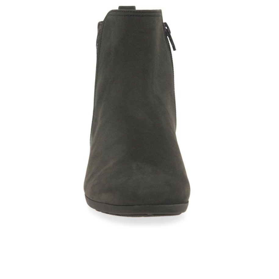 Bastia Női Széles Szabású Bokacsizma Antracit Nubuk Gabor