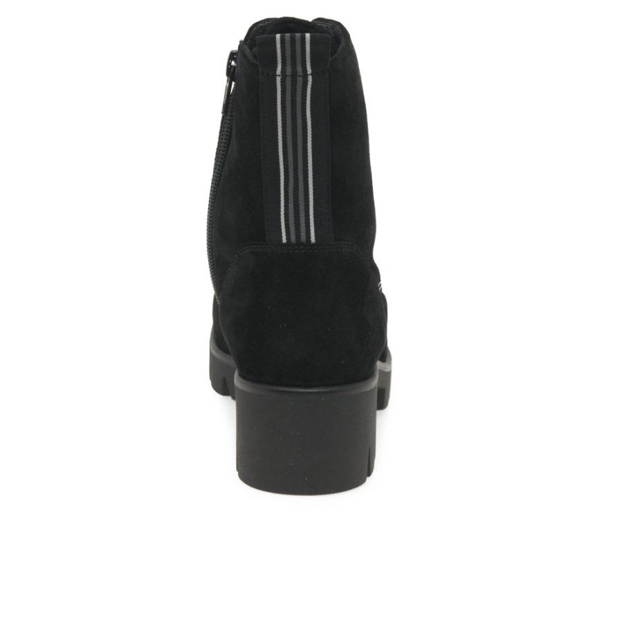 Fekete Velúr Gabor Hu Baccara Női Bokacsizma