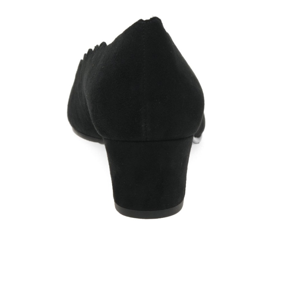 Fekete Velúr Gabor Gigi Női Udvari Cipő