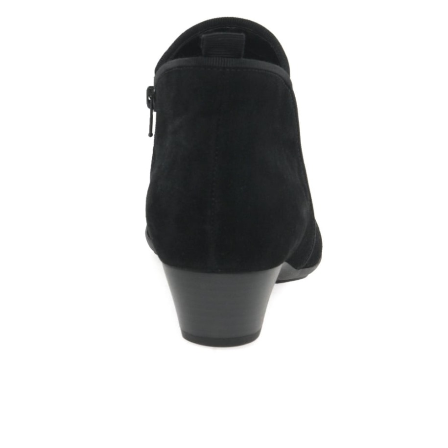 Fekete Velúr Trudy Női Bokacsizma Gabor