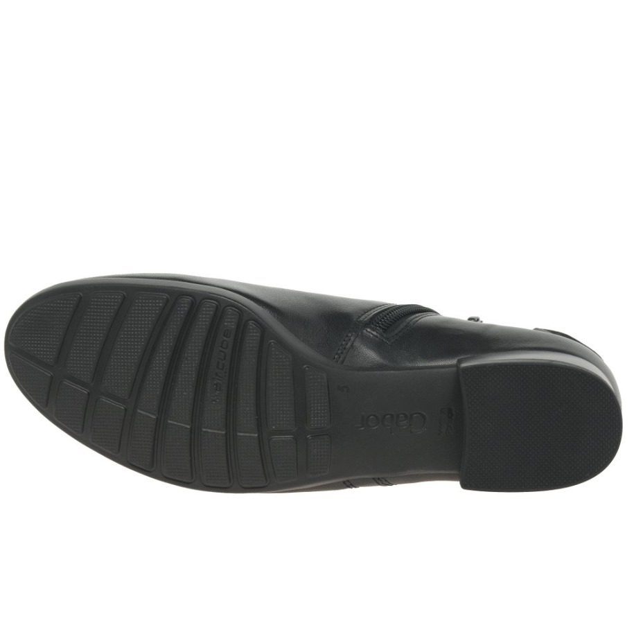 Briano Női Bokacsizma Fekete/velúr Gabor