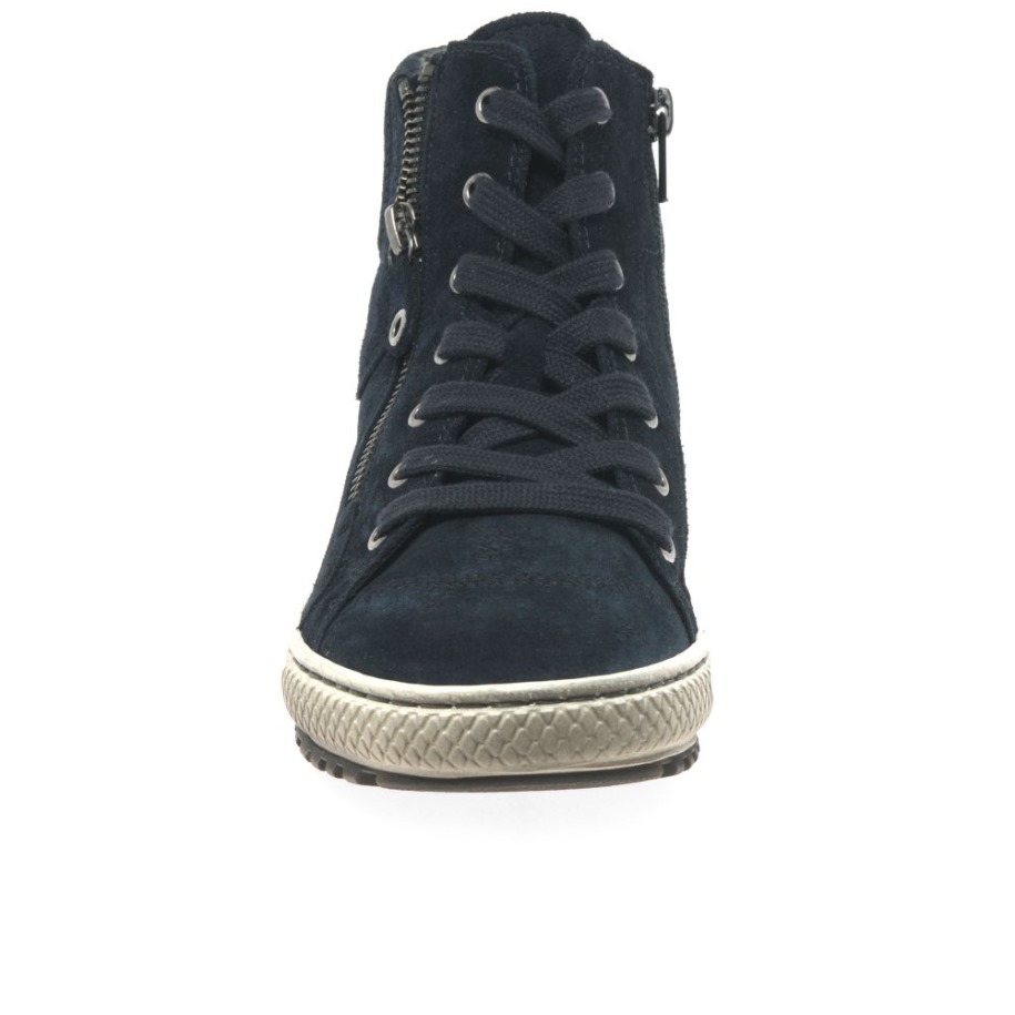 Bulner Női Alkalmi Bokacsizma Tengeri Velúr Gabor