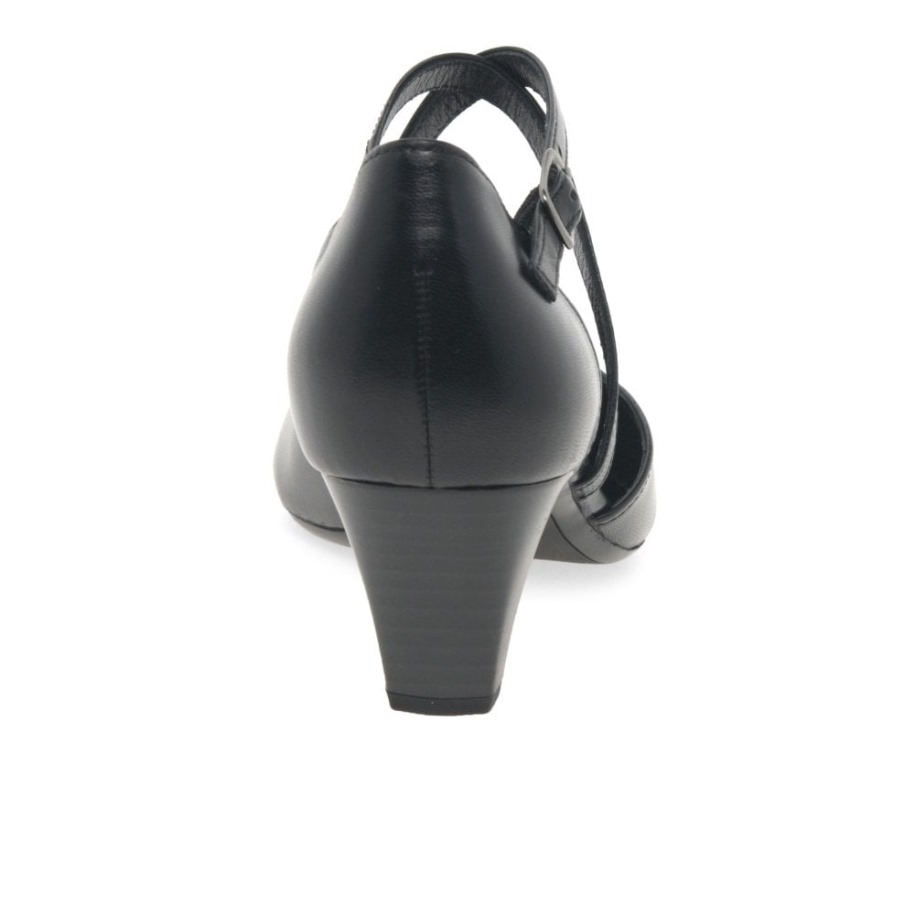 Callow Női Modern Cross Strap Bírósági Cipő Fekete Gabor