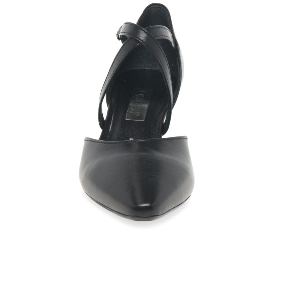 Callow Női Modern Cross Strap Bírósági Cipő Fekete Gabor